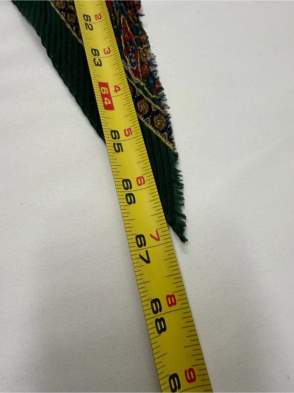 Pleated Paisley Scarf Wrap Shawl in Jewel Tones